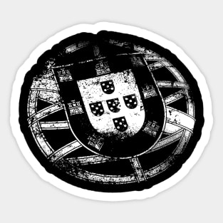 Portugal flag, coat of arms Sticker